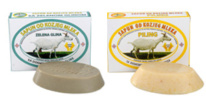 Eco Product sapun od kozjeg mleka sa dodatkom zelene gline, sapun od kozjeg mleka sa dodatkom kukuruznog griza